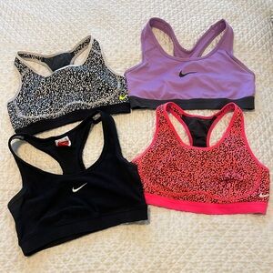 Nike sports bras (set of 4)